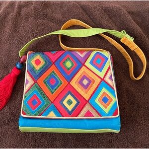 NEW Vintage Colorful Sharif Bag